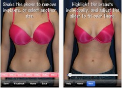 胸のサイズが変わったらどうなる？ 写真で見え方を確認できるiPhoneアプリ。