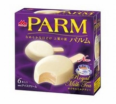 「PARM」支持No.1の味が復活、2010年発売の「ロイヤルミルクティー」。