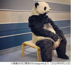 川口春奈「ものスゴく臭かった…」パンダの着ぐるみの思い出