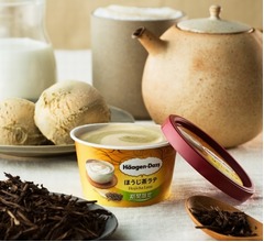 ハーゲンの本格お茶フレーバー「ほうじ茶ラテ」