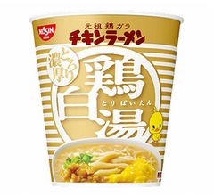 鶏白湯スープ加えた“濃厚”チキンラーメン