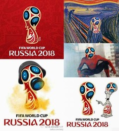 2018年露W杯ロゴのコラが続々、海外ネットユーザーの間で盛り上がる。