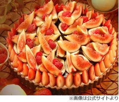 キルフェボンが夏至限定ケーキ、赤ワイン煮のイチジクなどたっぷり。