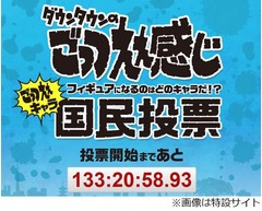 「ごっつ」キャラ人気投票開催、ランキング上位キャラはフィギュア化。