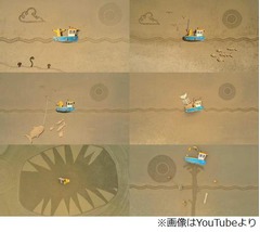 “砂浜の絵”で世界最大のコマ撮りアニメ、世界最小と同じチームが制作。