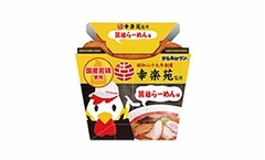幸楽苑が「からあげクン」監修、人気メニュー「中華そば」の味わい再現。