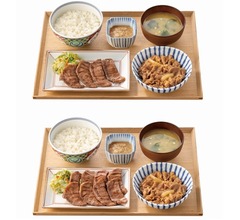 吉野家が数量限定「牛たん・牛皿御膳」、ご飯の増量・おかわり無料