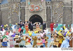 TDR開業30周年をミッキーら祝う、“ザ・ハピネス・イヤー”開幕。
