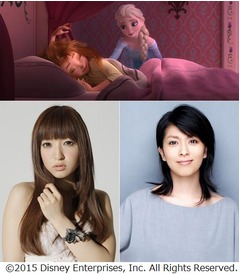 「アナ雪」短編で神田&松再び、美しい2人の歌声がスクリーンに甦る。