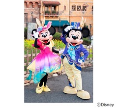 ミッキー&ミニーがTDSイースター新衣装披露