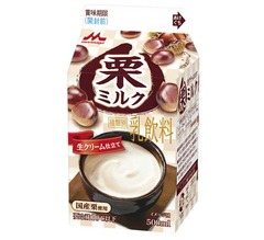 濃厚な味わい「森永栗ミルク」、栗の香ばしさと“乳”のコクが絶妙。
