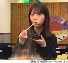 浜辺美波、名店のタンしゃぶが美味しすぎて「また行きたいーーーーっ」