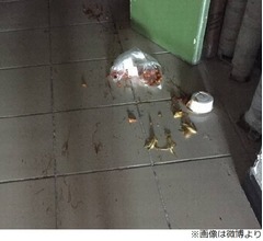 出前キャンセルでマンションに料理ぶちまけ