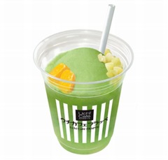 「ウチカフェフラッペ」に新作、女性に人気のグリーンスムージー投入。