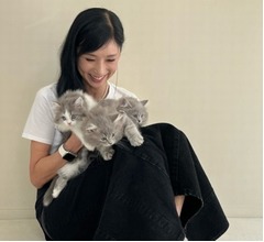 高橋克典「女の子。美人さん」「なんて可愛い」黒木瞳から子猫譲り受ける