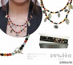 “まっくろくろすけ”のアクセ、ネックレスとブレスレットが登場。