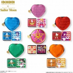 セラムン×BABBIの限定チョコ、合皮製ポーチと限定シールがセットに。