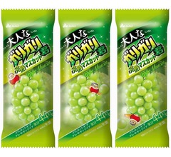 さっぱりとした甘味が魅力、果汁44%使用「大人なガリガリ君完熟マスカット」