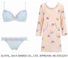 お星さま煌めくキキ&ララ下着、「AMO'S STYLE」と初のコラボ展開へ。