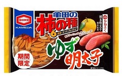 亀田の柿の種にゆず明太子味、“食べてみたい味”調査で人気1位。