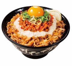 てんこ盛り「メガ豚パワーすた丼」期間限定発売