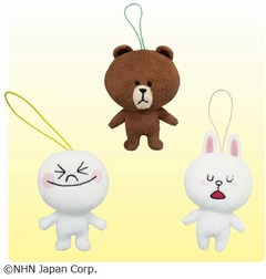 LINEキャラがプライズ初登場、全国のAM施設にかわいいぬいぐるみ。