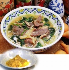 テニプリ作者溺愛の激辛麺復活、揚州商人の“黄金粉×牛肉”ラーメン。
