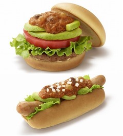 モスがアボカド×ホットチリ、全14タイプのバーガー&ホットドッグ。