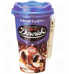 甘さ抑えた99kcalドロリッチ、よりコーヒーゼリーの“ビター感”を。