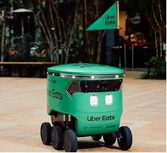 Uber Eats、大阪市内で“デリバリーロボット”による配達サービス開始