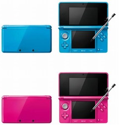 ニンテンドー3DSに新色2種類、同梱SDカードの容量も4GBにアップ。