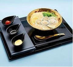 天下一品の社長考案、店舗限定「はまぐりラーメン」