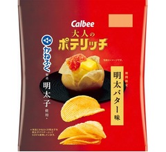 カルビー「ポテリッチ」が明太子「かねふく」とコラボ