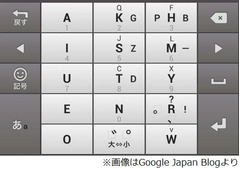 Googleが新しいキー配列提案、フリック操作になじめない人に最適？