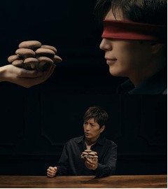 きのこ大好きGACKTがきのこCM、役作りせず“自分自身”で撮影に臨む。