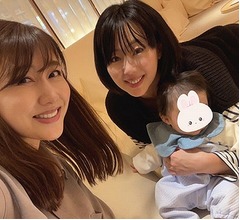 安めぐみ「ゆっくり会えました」井上和香とのプライベートショット披露