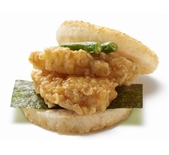 “天丼”モチーフの海老天モスライスバーガー