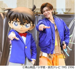 「名探偵コナン」新EDテーマ、新浜レオン＆コナンが400人と“WAKI WAKIダンス”