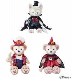 TDSがハロウィーングッズ20種、ダッフィーは海賊&シェリーメイは魔女。