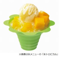 ハーゲンのアイスが氷と合体、ショップで夏季限定の「氷メニュー」。