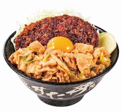 強力“とんかつ×すた丼”夏バテ撃破丼