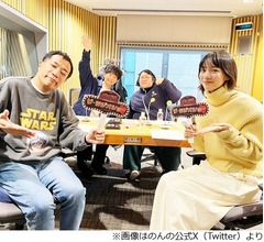 のん、たこ焼きは明石焼きのように出汁につけて食べる「びしょびしょ派です」