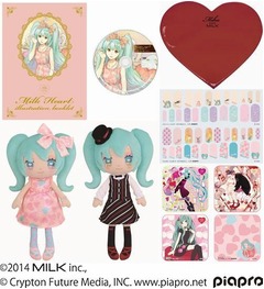 MILKの服着た初音ミク一番くじ、描き下ろしイラスト＆オリジナル曲も。