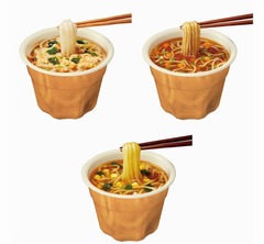お湯かけて“0分”、ホットな「流水麺」誕生