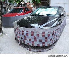 中国で奇妙な車体カバー“ロングスカート”流行