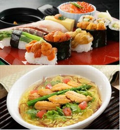 “ウニ尽くし”の北海道物産展、ウニ食べ比べやウニスープのラーメンも。