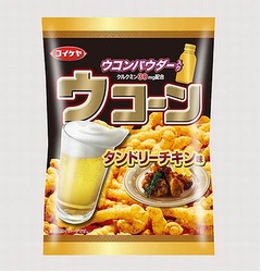 湖池屋スコーン“ウコーン”に、「ダジャレではありません」と念押し。