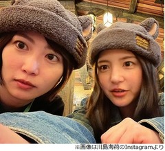 川島海荷、親友・志田未来とSNSの写真めぐり言い合い「なんでこの写真」「センスない」