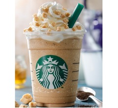 スタバ“ロイヤルミルクティー”風のフラペ
