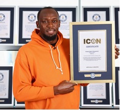 ウサイン・ボルト、ギネス世界記録の“ICON(アイコン)”に認定